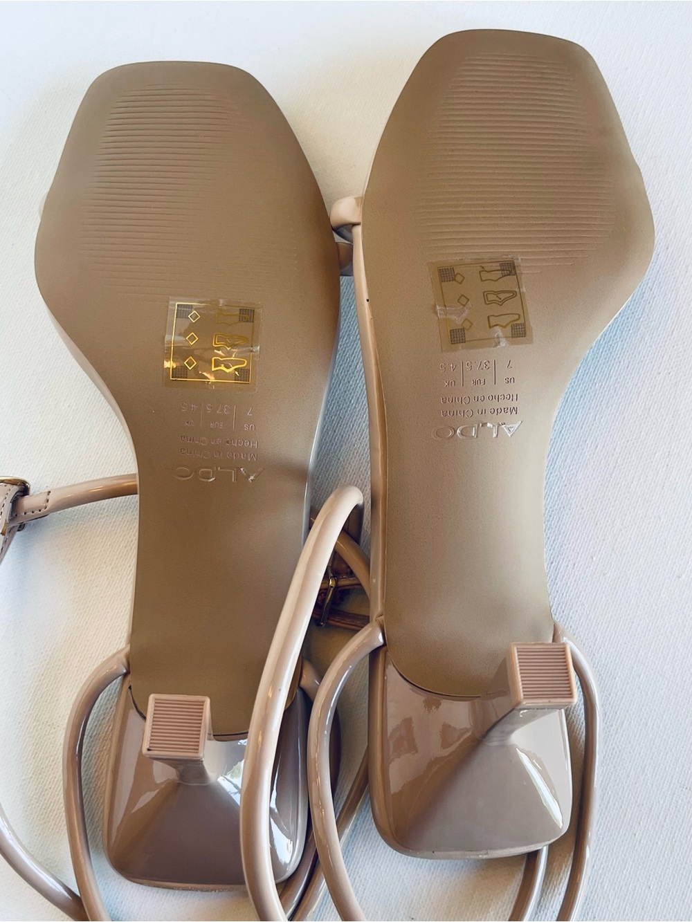 NEW ALDO DIME ANKLE STRAPPY SANDAL IN BONE WOMENS 7 - Picture 13 of 17